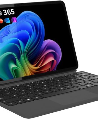 2-in-1 Laptop Tablet with Windows 11, 1 Year Office 365 Included & Magnetic Keyboard, 12" 2K FHD IPS Touchscreen, 12GB RAM 512GB SSD, 6500Y Processor, USB-C, Dual Speakers, for Home Office Students